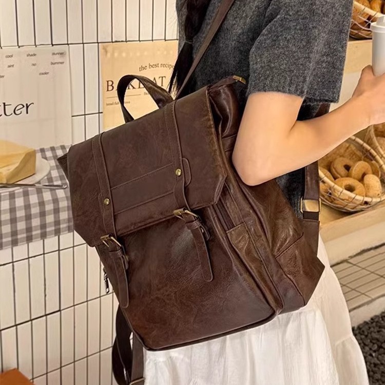 Fashion Backpack Women - Женский повседневный рюкзак из искусственной кожи,