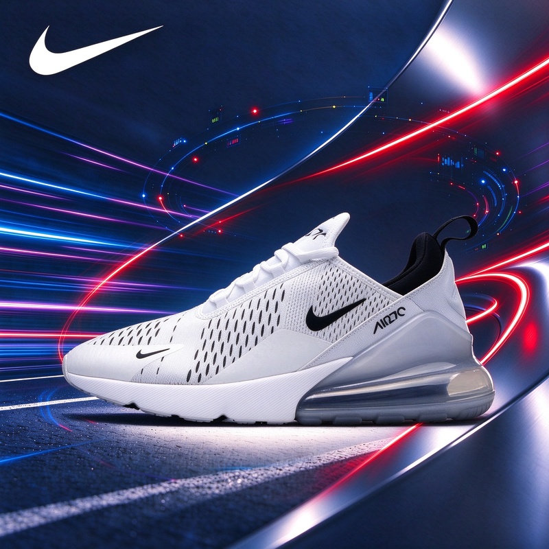 Nike Shoes Air Max 270 - Nike Air Max 270, унисекс, белые